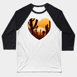 Desert Sunset Baseball T-Shirt